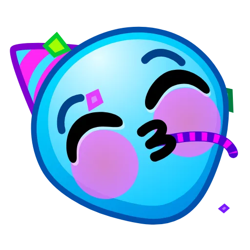 Стикер 15 Alien Emoji