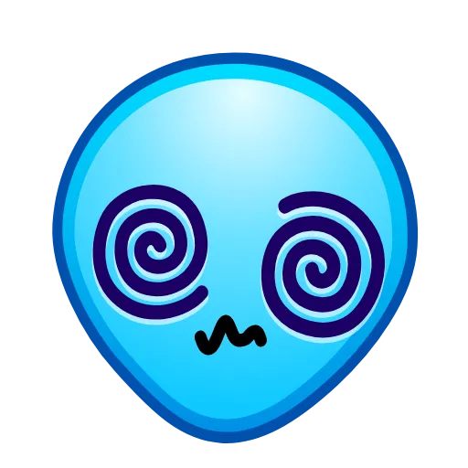Стикер 35 Alien Emoji