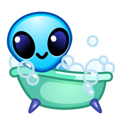Стикер 49 Alien Emoji