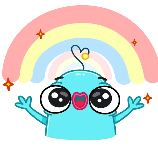 🌈 Эмодзи «Инопланетяшка» для Telegram