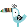 🦜 Эмодзи «Пятнистые буквы и звери» для Telegram