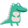 🐊 Эмодзи «Пятнистые буквы и звери» для Telegram