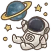 Стикер 38 🌌 All Space - космические эмоджи