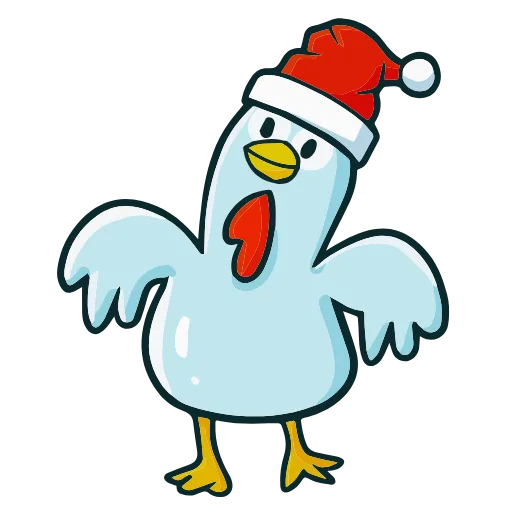 Стикер 14 animals #birds #food #random #static #vector #xmas