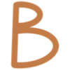 🟠 Эмодзи «Буквы коричневые» для Telegram