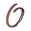 0️⃣ Эмодзи «Алфавит, коричневые буквы» для Telegram