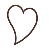 ❤️ Эмодзи «Алфавит, коричневые буквы» для Telegram