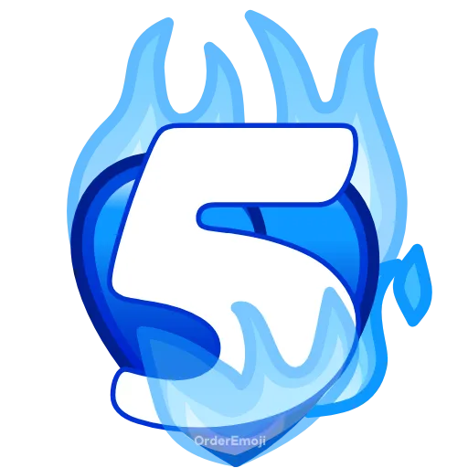 5️⃣ Стикер «Alphabet-Numbers» для Telegram