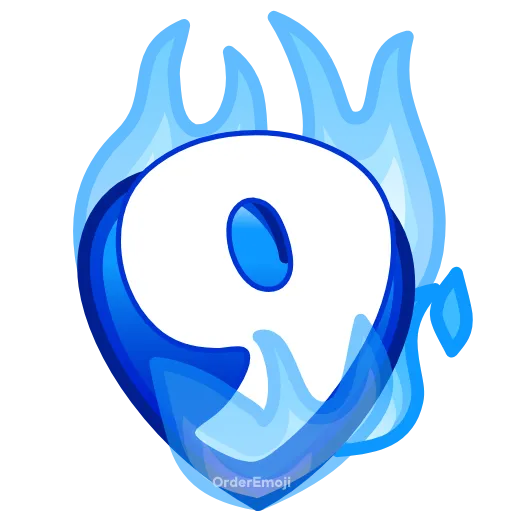 9️⃣ Стикер «Alphabet-Numbers» для Telegram