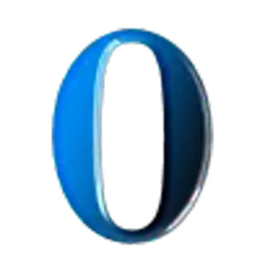 0️⃣ Эмодзи «Синие анимированные буквы» для Telegram