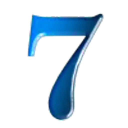 7️⃣ Эмодзи «Синие анимированные буквы» для Telegram