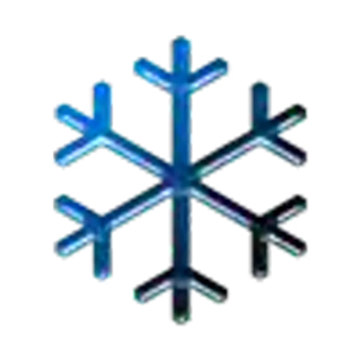 ❄️ Эмодзи «Синие анимированные буквы» для Telegram