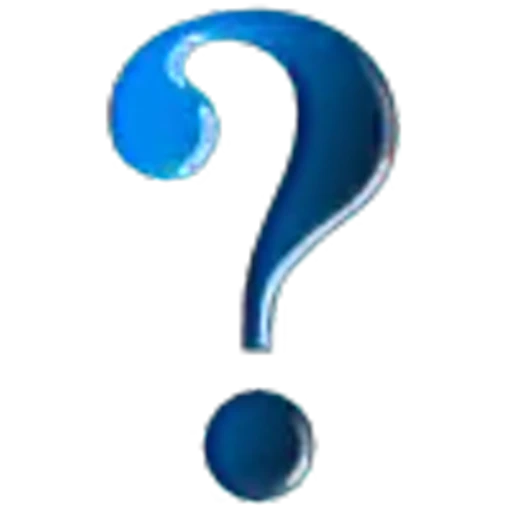 ❓ Эмодзи «Синие анимированные буквы» для Telegram