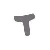 😚 Эмодзи «Мультяшный алфавит, серого цвета» для Telegram