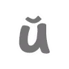😇 Эмодзи «Мультяшный алфавит, серого цвета» для Telegram
