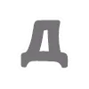 😅 Эмодзи «Мультяшный алфавит, серого цвета» для Telegram