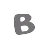 😄 Эмодзи «Мультяшный алфавит, серого цвета» для Telegram