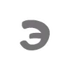 🥳 Эмодзи «Мультяшный алфавит, серого цвета» для Telegram