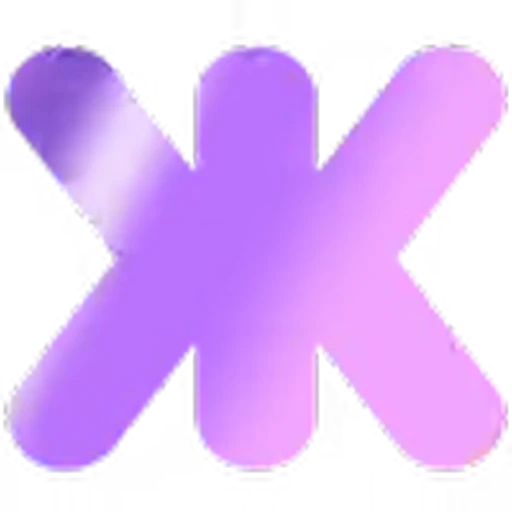 😚 Эмодзи «Фиолетовые буквы» для Telegram