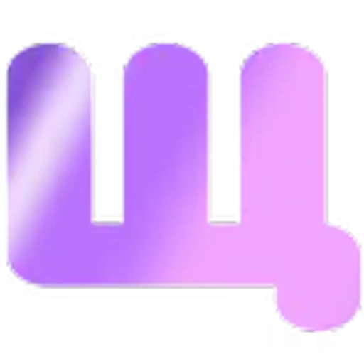 😉 Эмодзи «Фиолетовые буквы» для Telegram
