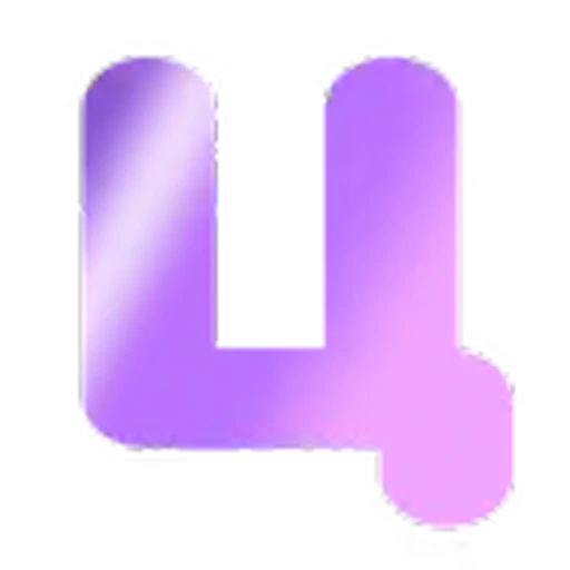 😉 Эмодзи «Фиолетовые буквы» для Telegram
