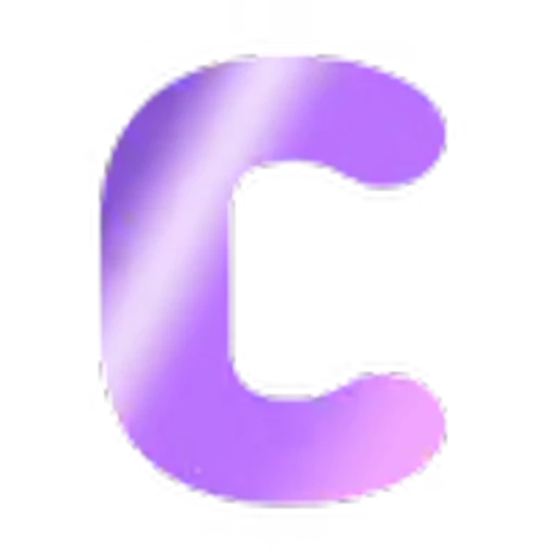 😉 Эмодзи «Фиолетовые буквы» для Telegram