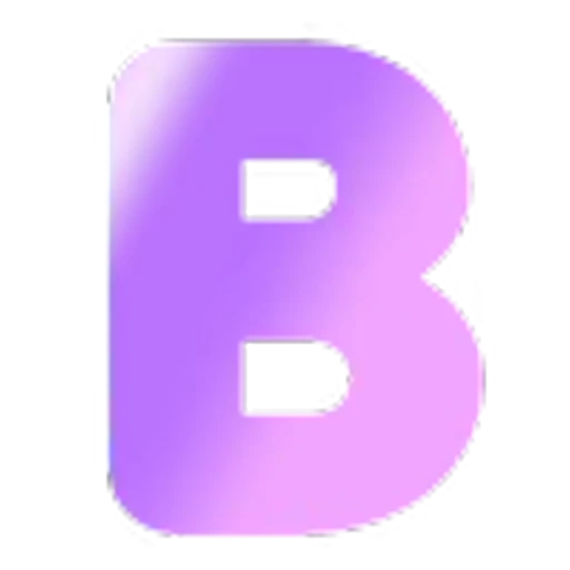 😚 Эмодзи «Фиолетовые буквы» для Telegram