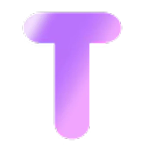 😉 Эмодзи «Фиолетовые буквы» для Telegram