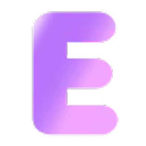 😉 Эмодзи «Фиолетовые буквы» для Telegram