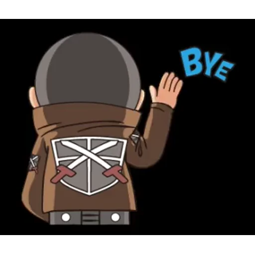 Стикер 45 ATTACK ON TITAN