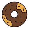 🍩 Эмодзи «Жёлтые буквы, иконки» для Telegram