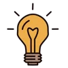 💡 Эмодзи «Жёлтые буквы, иконки» для Telegram
