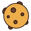 🍪 Эмодзи «Жёлтые буквы, иконки» для Telegram