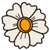 🌺 Эмодзи «Жёлтые буквы, иконки» для Telegram
