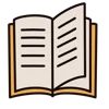 📖 Эмодзи «Жёлтые буквы, иконки» для Telegram