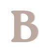 🤍 Эмодзи «Бежевые буквы, таблички» для Telegram
