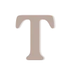 🤍 Эмодзи «Бежевые буквы, таблички» для Telegram