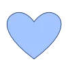 💙 Эмодзи «Синие буквы, иконки» для Telegram