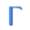 💙 Эмодзи «Синие буквы, иконки» для Telegram