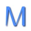 💙 Эмодзи «Синие буквы, иконки» для Telegram