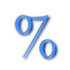 💙 Эмодзи «Синие буквы, иконки» для Telegram