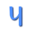 💙 Эмодзи «Синие буквы, иконки» для Telegram