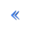 💙 Эмодзи «Синие буквы, иконки» для Telegram