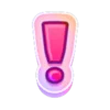 😌 Эмодзи «Розовые и фиолетовые буквы в одном стиле» для Telegram