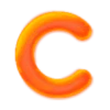 🔥 Эмодзи «Оранжевые буквы и иконки» для Telegram
