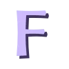 💜 Эмодзи «эмодзи буквы на заказ💜» для Telegram