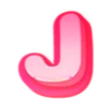 💗 Эмодзи «Розовые жирные буквы и иконки розового цвета» для Telegram