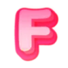 💗 Эмодзи «Розовые жирные буквы и иконки розового цвета» для Telegram