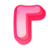 💗 Эмодзи «Розовые жирные буквы и иконки розового цвета» для Telegram