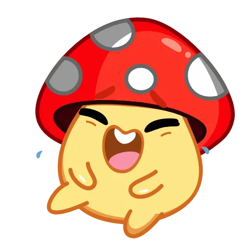 Стикер 7 Amanita Mushroom